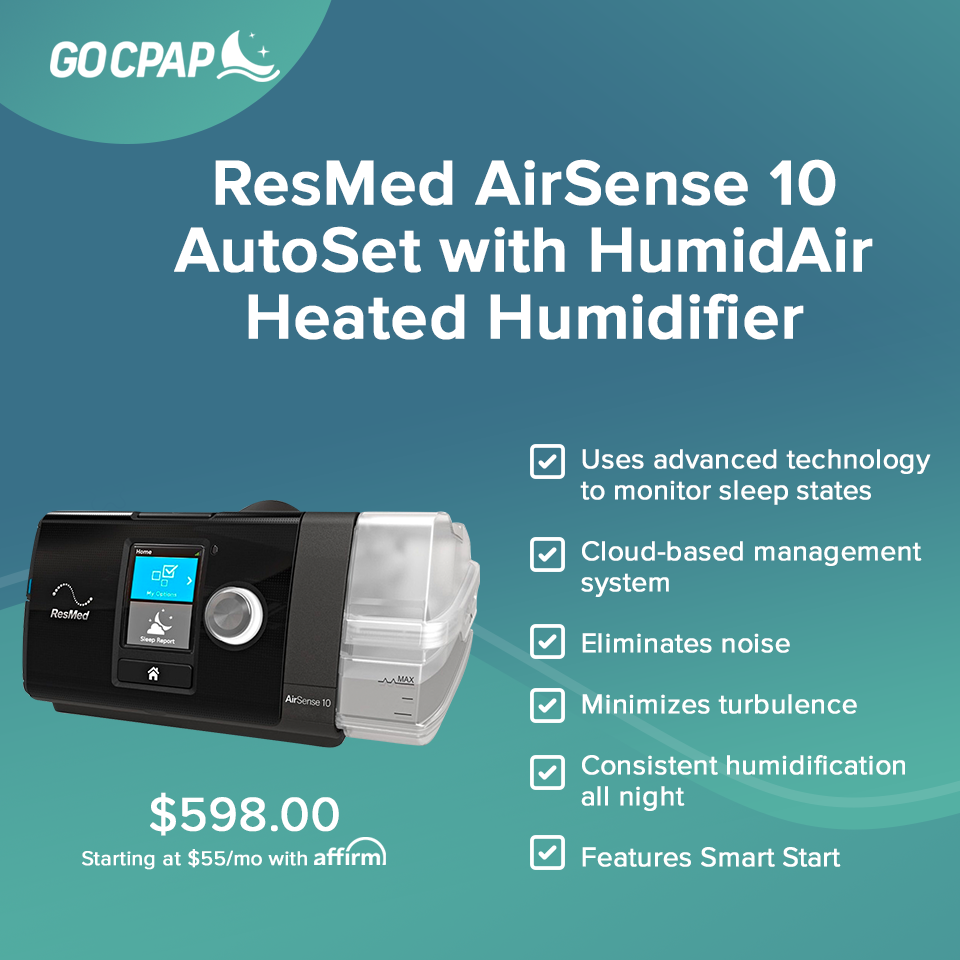 Product Spotlight: ResMed AirSense 10 AutoSet with HumidAir Heated ...